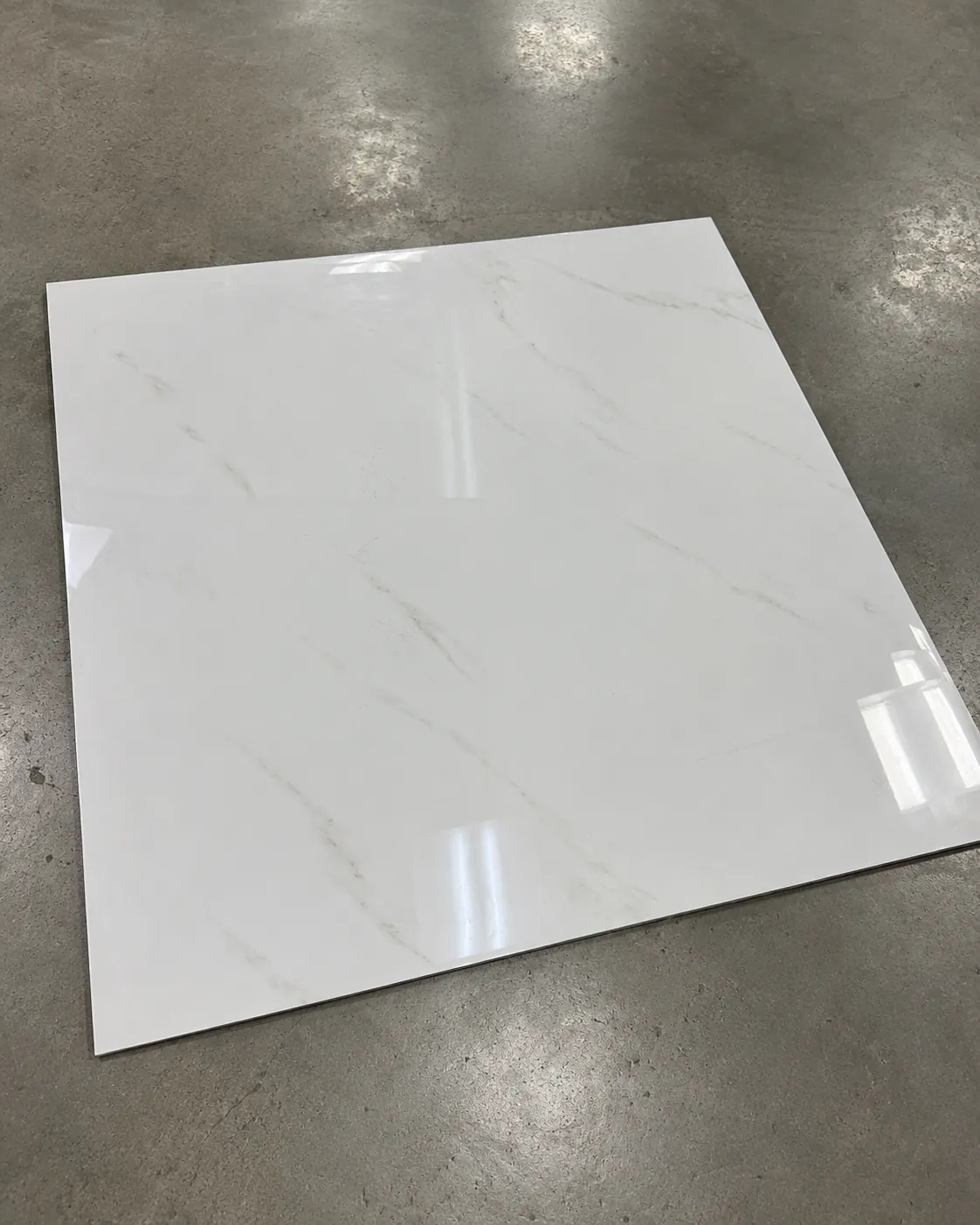 Calacatta Vena polished porcelain tile by Falcor Surfaces