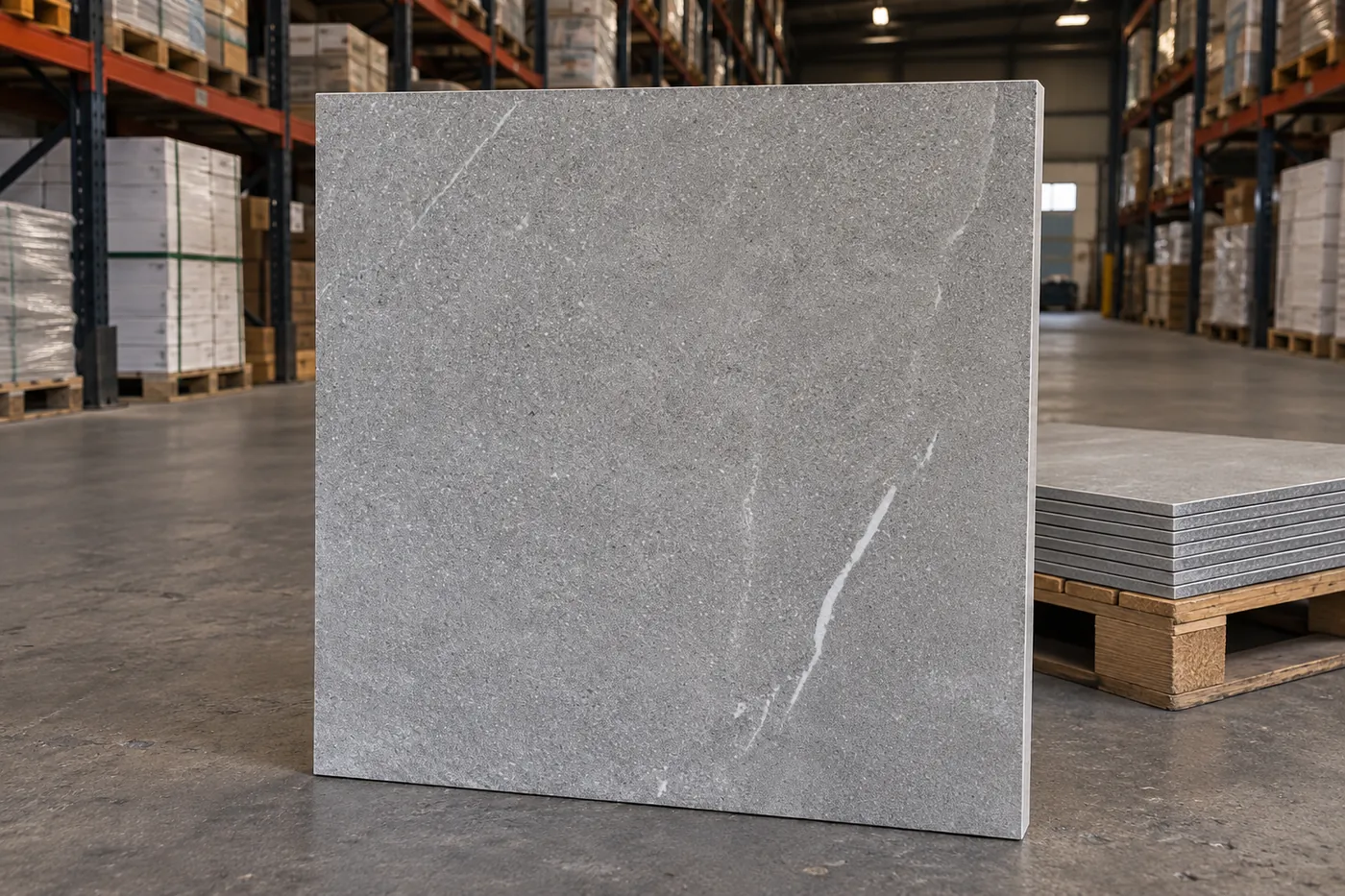 Stonica Ash 32x32 matte porcelain tile